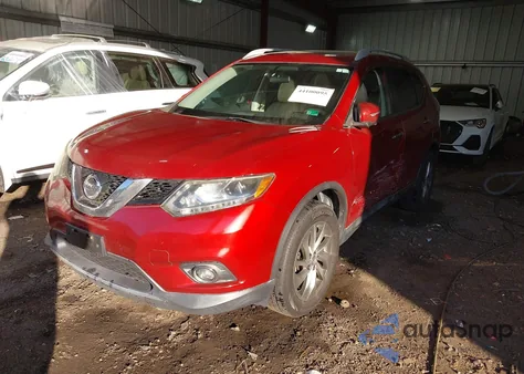2014 Nissan Rogue Sl from USA, damaged, VIN 5N1AT2MVXEC835683